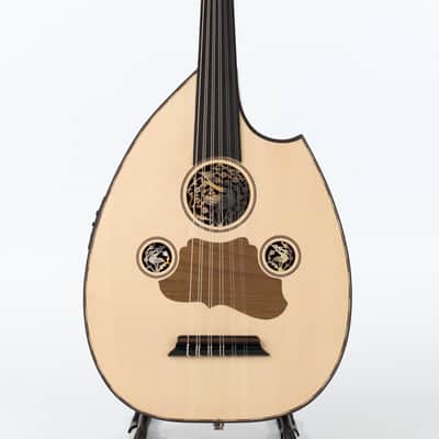 Electric Oud Cutaway Semi Acoustic Oud image 8