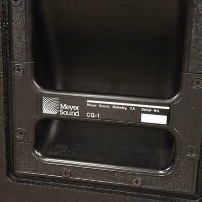 Meyer Sound CQ-1 Wide Coverage Main Loudspeaker CG013BA *ASK FOR SHIPPING* image 6