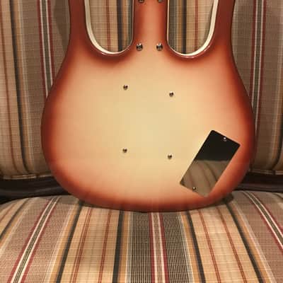 Lefty D’Anelectro Long Horn 2015 Brown Sunburst Gloss image 2