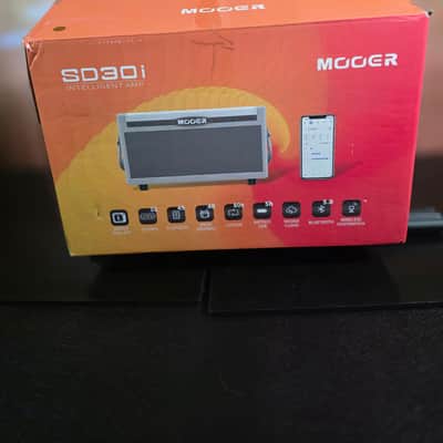 Mooer SD30 30-Watt 1x8" Digital Modeling Guitar Combo 2019 - Present - White image 5