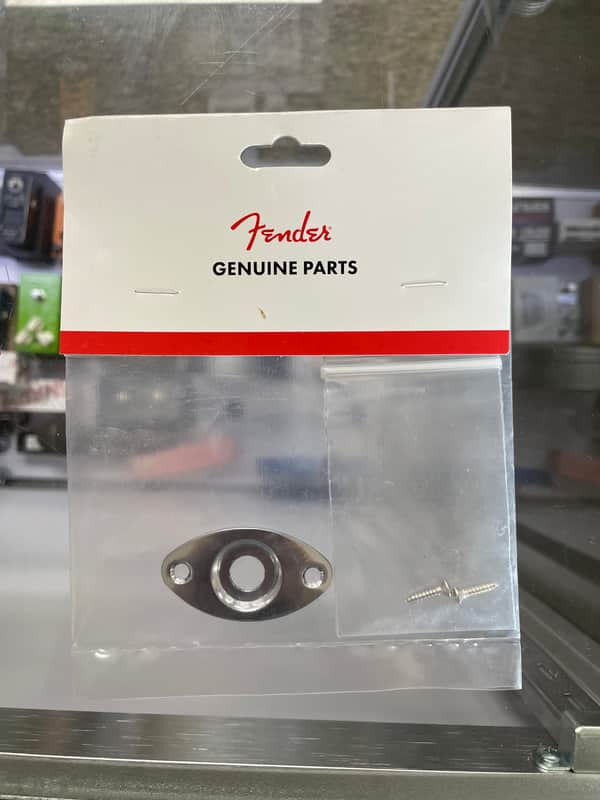 Fender FERRULE JACK RECESS FOOTBALL CHR image 1
