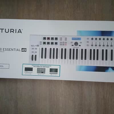Arturia KeyLab Essential 49 MkIII MIDI Controller 2023 - Present - White image 2