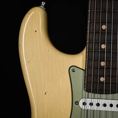 Fender Custom Shop Deluxe Stratocaster w/ Seymour Duncan SH4B Humbucker, Relic/ Closet Classic Hardware- Aged Vintage White 2026 (R148062) image 15