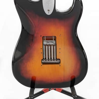 1974 Fender Stratocaster Left-Handed in Sunburst. RH conversion. 7.9lbs image 5
