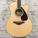 Yamaha Fsx830 C Natural Small Body Acoustic Electric Guitar Sol ID Top Rosewood B/S