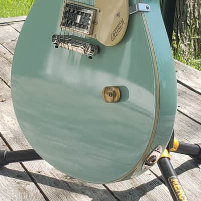 Gretsch G2215 P90 Streamliner Jr Jet Club 2010s Mint Metallic - Indonesia image 5