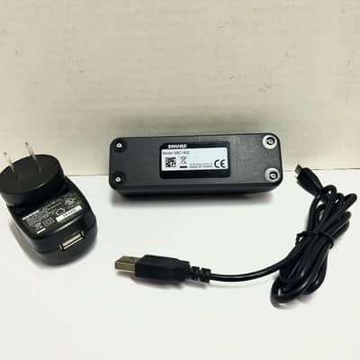 Shure SBC10-902 Single Sled Dock Docking Station Charger with Wall Charger Cable Power Supply for SB902 Rechargeable Battery GLX-D GLXD1 Wireless Systems Helps save the charging port on your transmitter. image 2