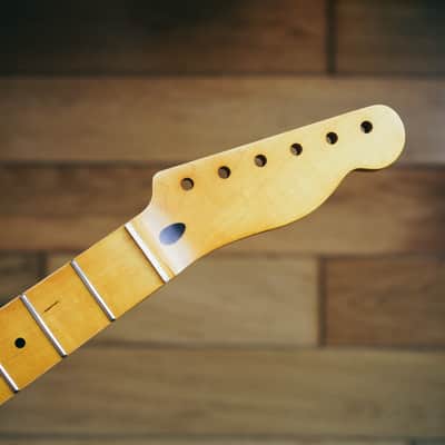 Telecaster Neck – Vintage Maple | 21 Frets | Nitro Satin Finish | Bone Nut image 2