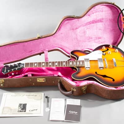1998 Epiphone USA John Lennon 1965 Casino Limited Edition #1794 of 1965 w/ OHSC + COA image 2