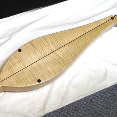 JOHN WILLIAMS DULCIMER pine top - flame maple - used image 5