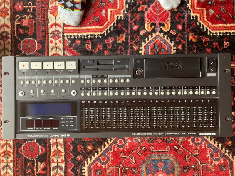 Mackie HDR24/96 24-Track 24-Bit Digital Audio Hard Disk Recorder / Editor 2000 - 2004 - Dark Gray image 1