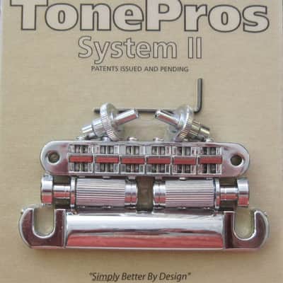 TonePros LPM04-C Standard Tuneomatic/Tailpiece Set Chrome