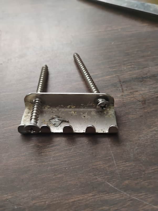1970s Fender Stratocaster Trem Claw, Screws orig vintage part luthier restoration project 70s tremolo very good condition 1971 1970 1972 1973 1974 1975 1976 1977 1978 1979 1980 1981 image 1