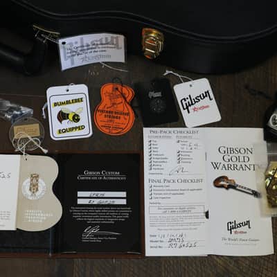 2016 Gibson Custom Shop Les Paul 1957 Reissue Electric Guitar Gold Top + COA OHSC image 2