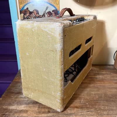 1956 Fender Deluxe 5E3 15w 1x12” Tube Amp (VIDEO! Bill Carruth Repairs, Ready to Go!) image 7