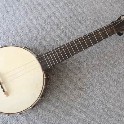 Vintage 1930s Mystery Ukulele Uke Banjolele Banjo Mandolin Slingerland? WM Lange? Vega? Works Clean image 3