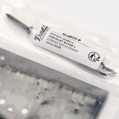 Gotoh 404BO-5 Bass Bridge 5-String, Black image 3