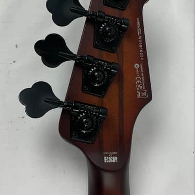 ESP LTD Phoenix-1004 Electric Bass Guitar Tobacco Sunburst Satin - Returned Used image 13