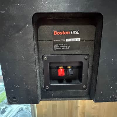 Boston Acoustics T830 3-Way Acoustic Suspension Tower Speakers image 11