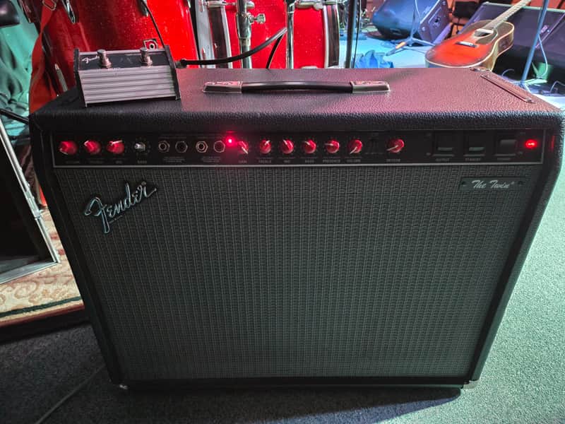 Fender The Twin 2-Channel 100-Watt 2x12" Guitar Combo 1987 - 1994 - Black image 1
