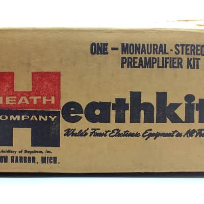 1958 HEATHKIT SP-1 VACUUM TUBE MONO PREAMPLIFIER WITH MIC PREAMP NEAR-MINT image 8