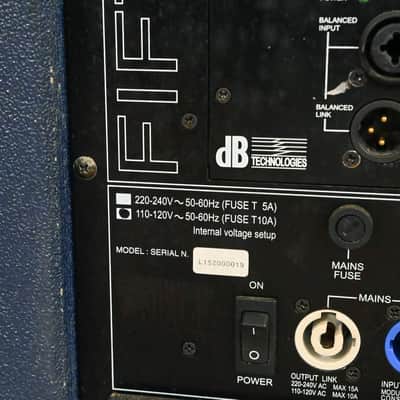 dB Technologies FL15 Fifty Line 15" Active Mid-Bass PA Speaker CG01THR image 7