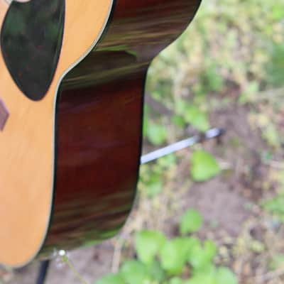 Yamaha FG-75 acoutic guitar Nippon Gakki 1970's - natural image 4