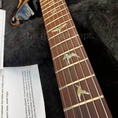 ♚ MINT ♚ 2007 PRS Custom 22 * 10 Top ♚ TOBACCO SUNBURST ♚ TREM ♚ AAA ♚ BIRDS♚ 7.8 LBS ♚ Dragon II♚24 image 8