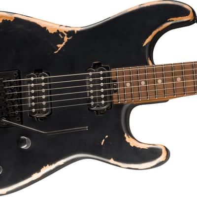 SPECIAL ORDER! Charvel Pro-Mod Relic San Dimas Style 1 HH FR PF guitar Weathered Black image 1