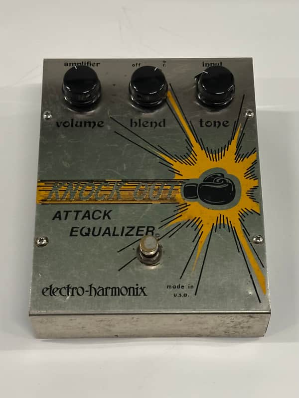 Rare Vintage Original Electro Harmonix Knockout Attack EQualizer 2008 - 2021 - Black / Yellow / Red image 1
