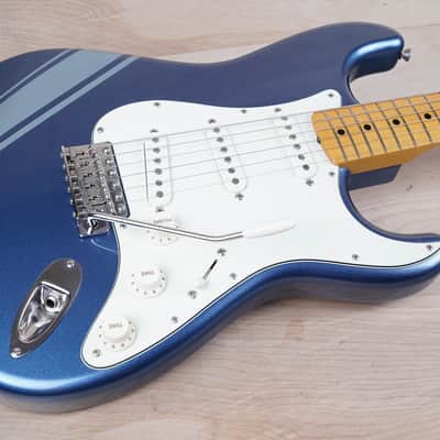 Fender FSR Traditional '50s Stratocaster MIJ 2018 Lake Placid Blue / Ice Blue Metallic Competition Stripe w/ Bag image 4
