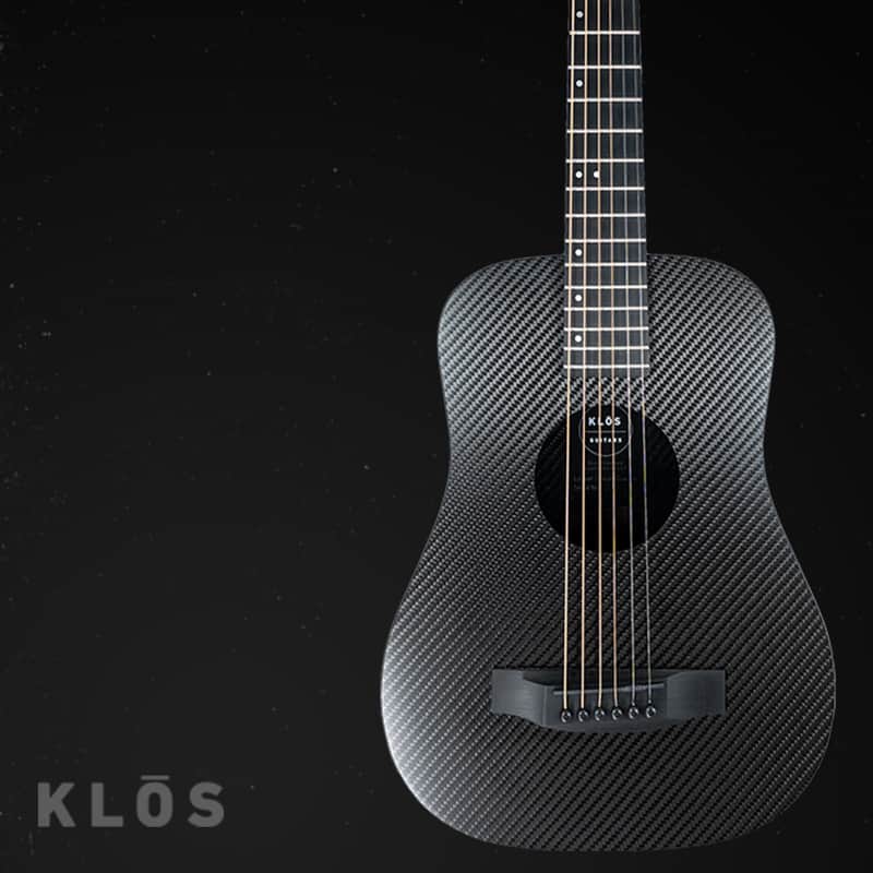 KLOS Full Carbon Travel Guitar - Acoustic image 1