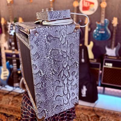 SL Amplification New Drive Reverb 50 Watts Combo 1x12” Custom Order (Tube Buffered fx loop) - Snake Skin Custom Tolex image 7
