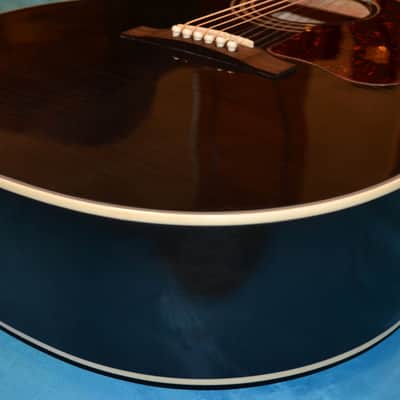 Epiphone EJ-200 Artist Acoustic w/ Case Transparent Black image 2