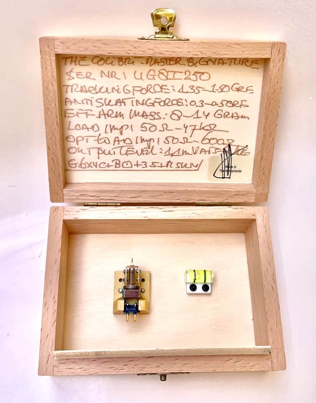 Van den Hul Colibri Master Signature Moving Coil Phono Cartridge, Original price: $11995