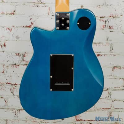 Reverend Reeves Gabrels Signature Guitar Blue Flame Satin w/HSC (USED) image 7