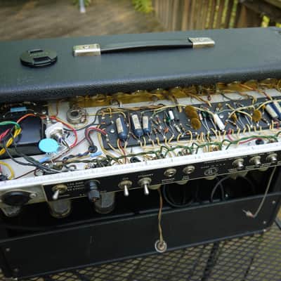 Vintage 1968 Fender Vibrolux Reverb Blackline / Dripedge image 2