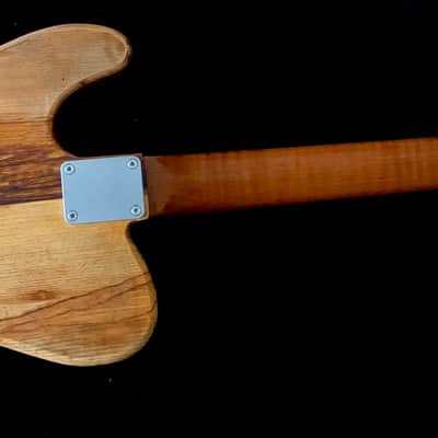 "Verity" Custom Telecaster / Barncaster from A Wee Black Dug Guitars - Natural, Figured Driftwood image 10