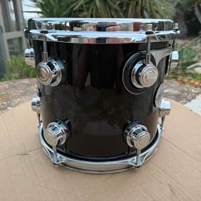 DW Collectors Piano Black Maple 10 x 9 Tom Drum Collector's - EXCELLENT image 7