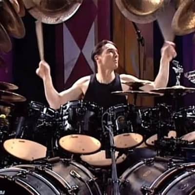 Terry Bozzio's 1998 DW 2x10" Maple Piccolo Tom. Autographed! Walnut Satin Oil image 11