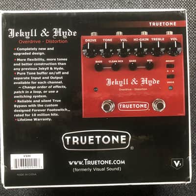 Truetone Jekyll & Hyde Overdrive & Distortion V3 2010s - Red image 10