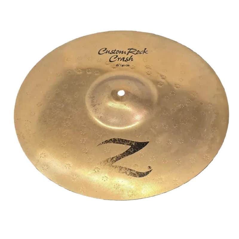 Used Zildjian Z Custom Rock Crash Cymbal 16" - Fair image 1