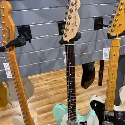 Fender American Performer Telecaster Hum with Rosewood Fretboard 2022 Satin Surf Green image 2
