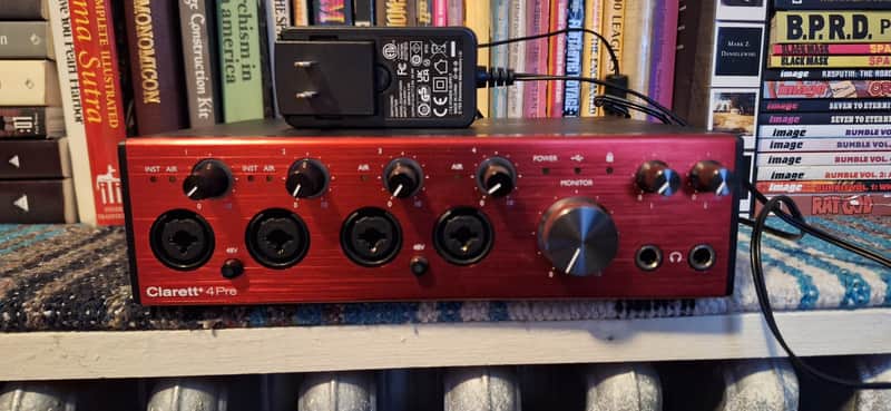 Focusrite Clarett+ 4Pre USB-C Audio Interface 2021 - Present - Red image 1