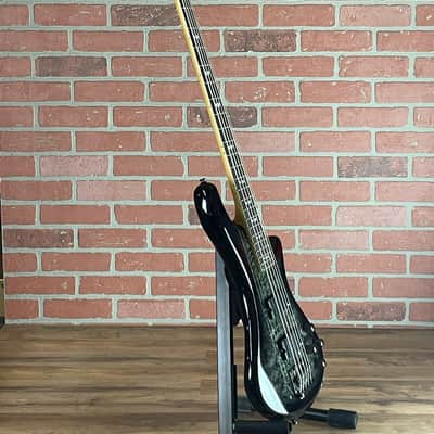Schecter Stiletto Extreme-5 Bass Guitar - See-thru Black image 7