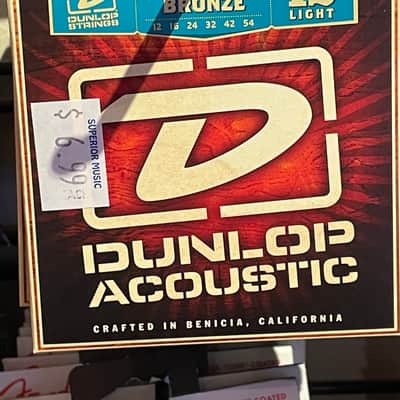 Dunlop 12/54 Phosphor bronze Acoustic Strings - Light gauge - image 1