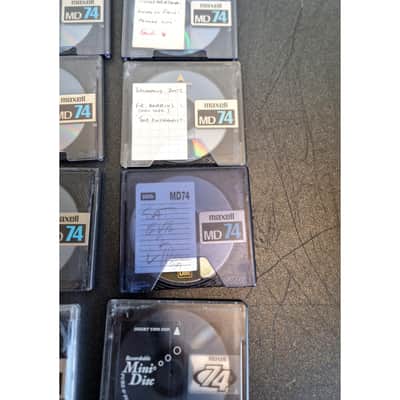 10 Maxell Multi Colour MD74 – Minidisc - Very Good image 7