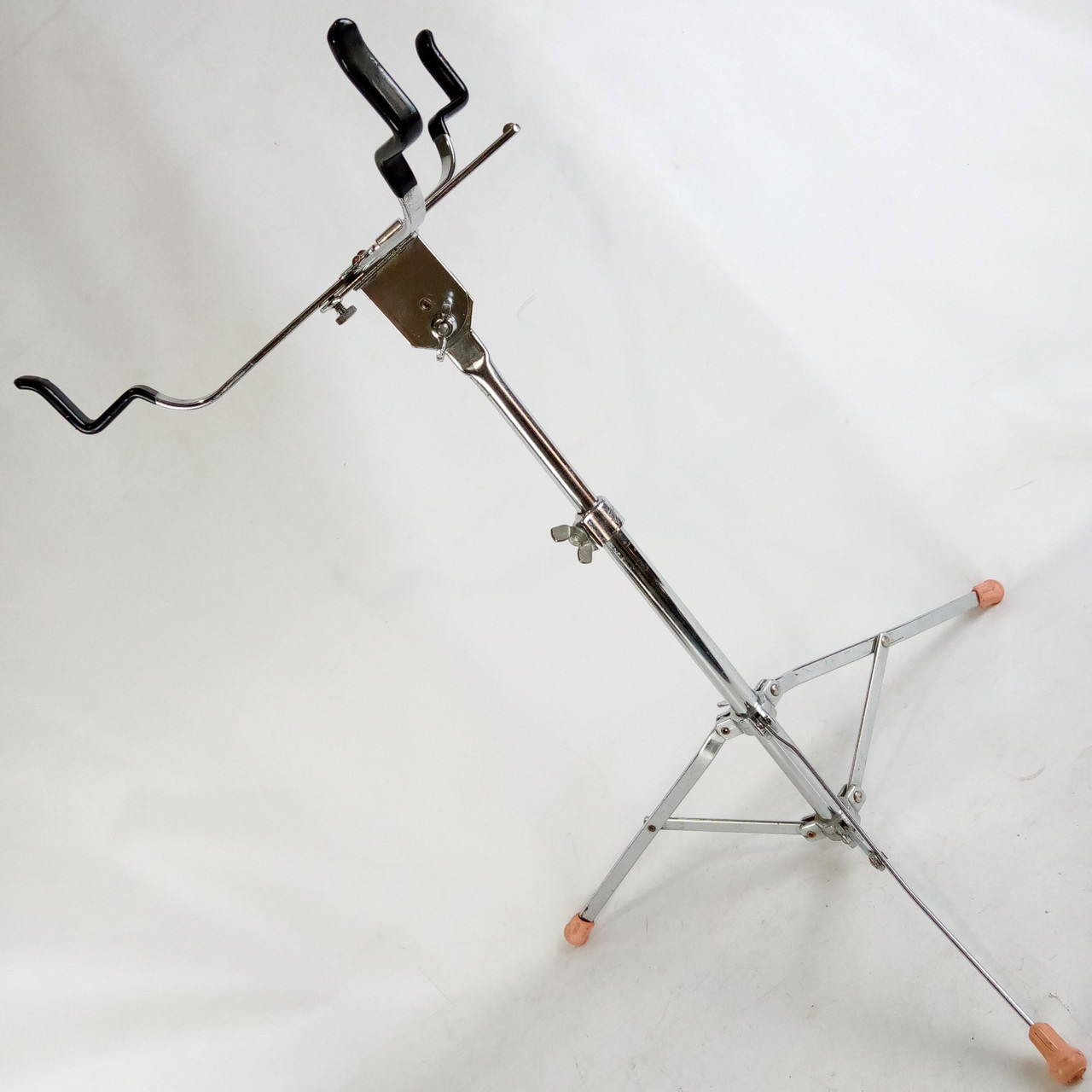 Gretsch Single-Braced Snare Drum Stand W&A Tripod Vintage 60s Chrome USA Walberg — main photograph