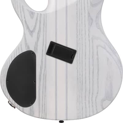 Ibanez BTB Bass Workshop 5 String Electric Bass w/Case Multi scale - Transparent White Flat (BTB865MSTWF) image 4