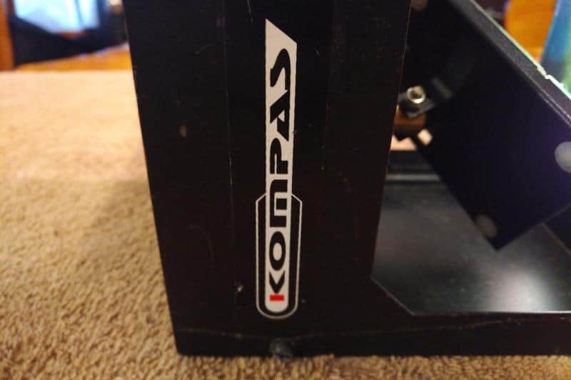 Kompass Model MH-53 'Beat Activated' Swiveling Mirror Light 1990's black image 1